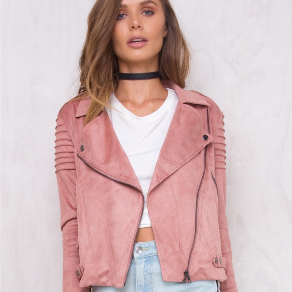 MINKPINK Suede Jacket